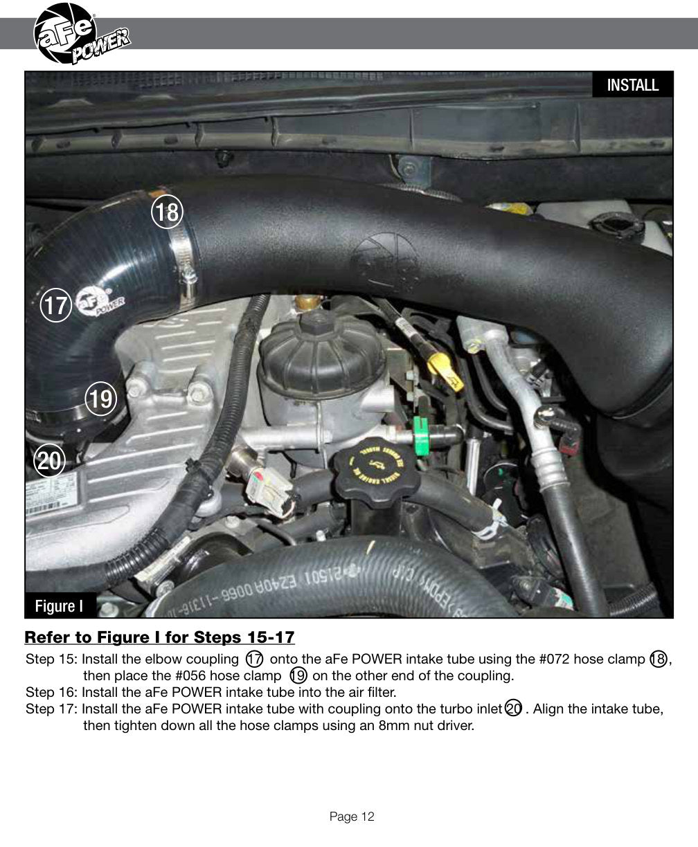 aFe Magnum FORCE Stage-2 Cold Air Intake w/ Pro DRY S | Nissan Titan XD 16-19 V8-5.0L (54-13026D)