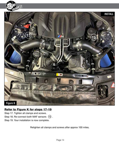 aFe POWER Magnum Force Stage-2 Pro 5R Cold Air Intake | BMW M5/M6 (12-19) (54-13030R)