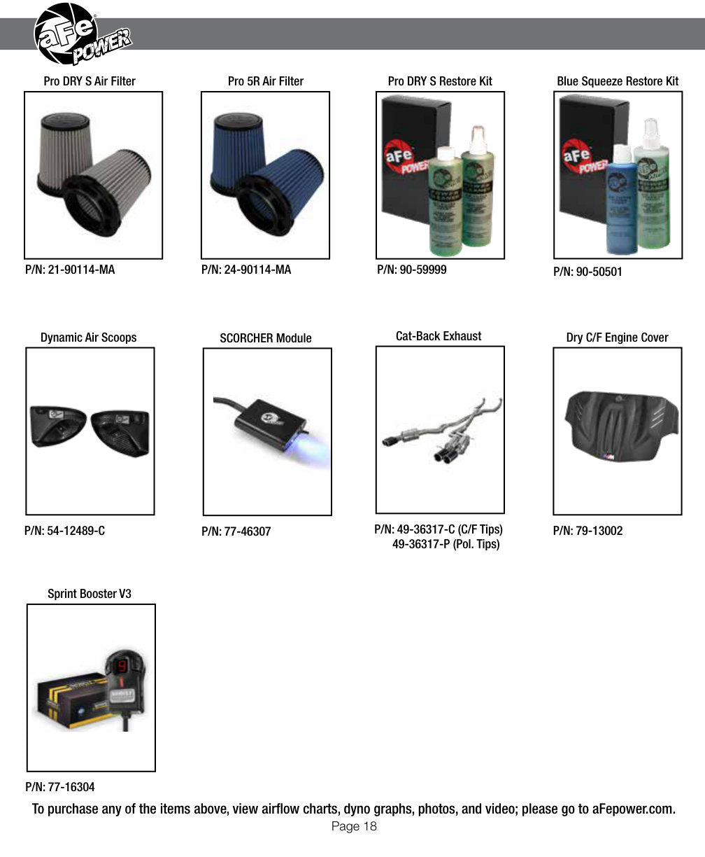 aFe POWER Magnum Force Stage-2 Pro 5R Cold Air Intake | BMW M5/M6 (12-19) (54-13030R)