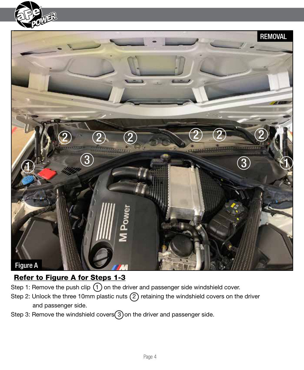 aFe POWER Magnum Force Stage-2 Pro DRY S Cold Air Intake | BMW M3/M4 3.0L (15-19) (54-13032D)