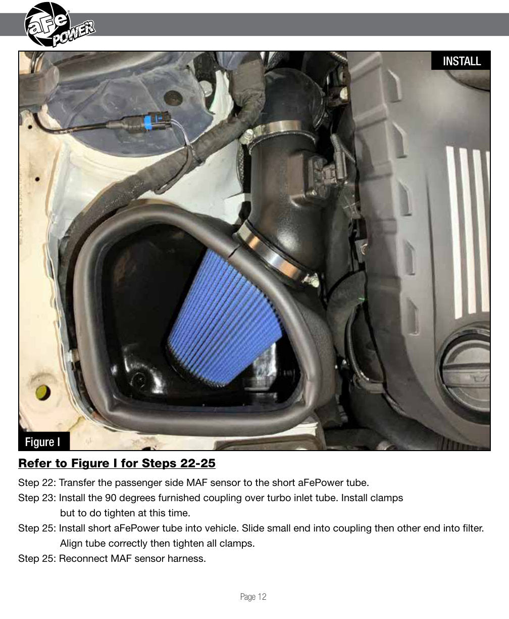 aFe POWER Magnum Force Stage-2 Pro DRY S Cold Air Intake | BMW M3/M4 3.0L (15-19) (54-13032D)