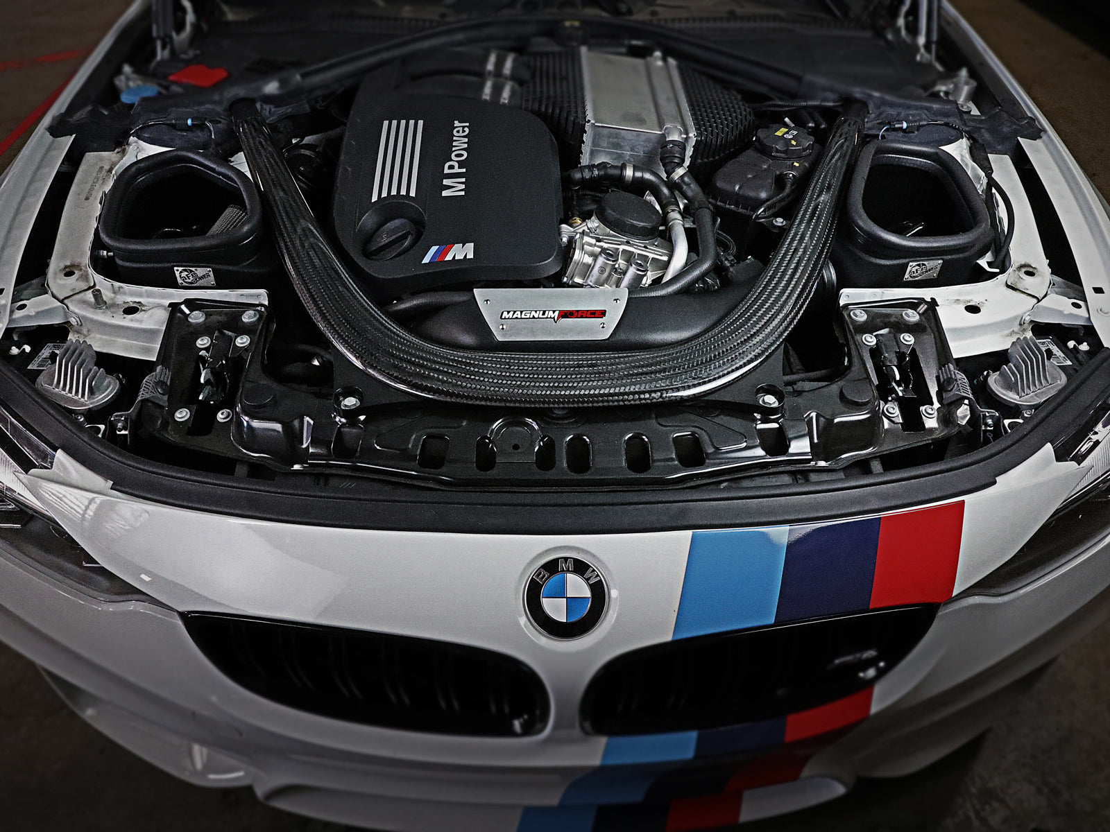 aFe POWER Magnum Force Stage-2 Pro DRY S Cold Air Intake | BMW M3/M4 3.0L (15-19) (54-13032D)