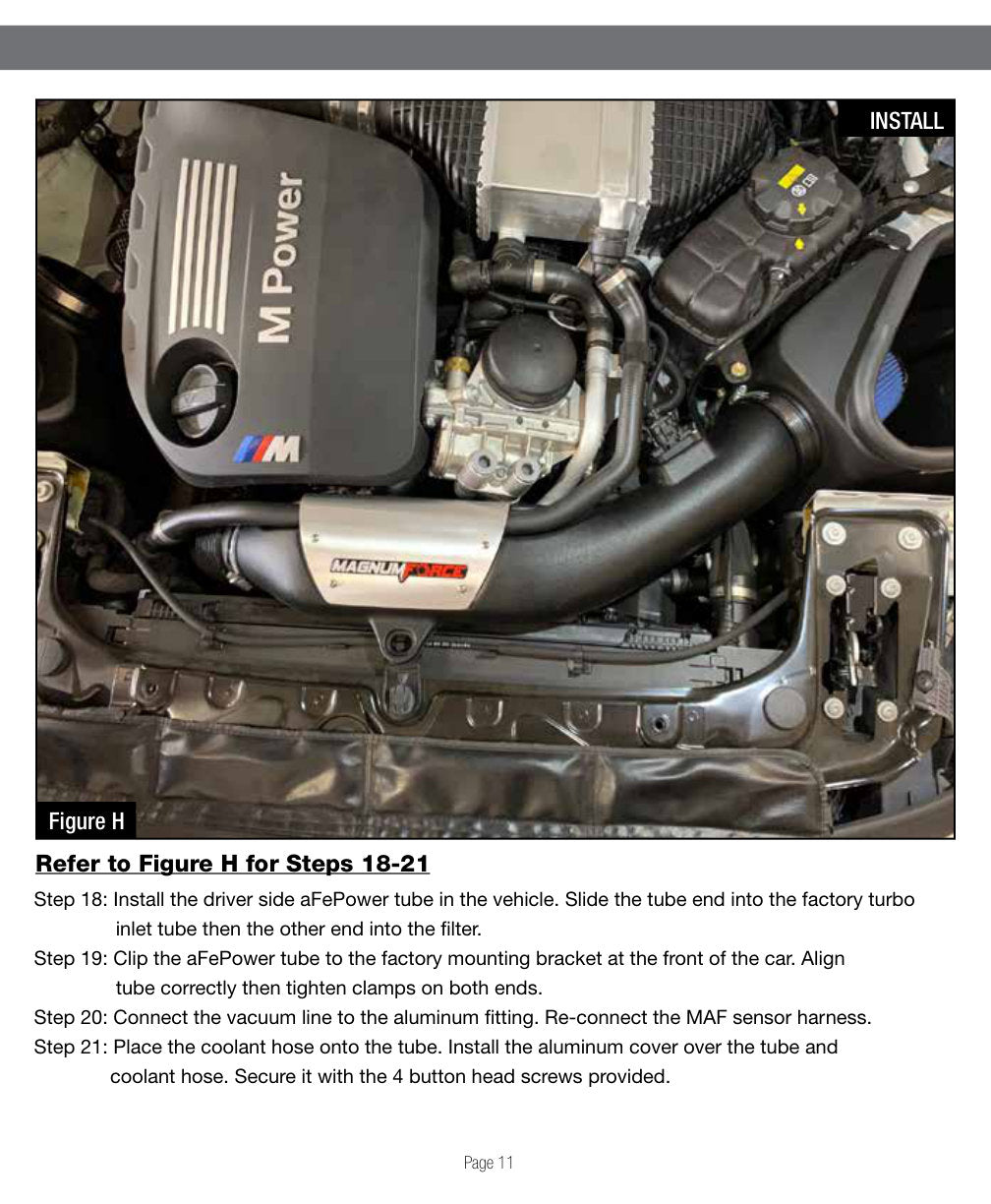 aFe POWER Magnum FORCE Stage-2 Pro 5R Cold Air Intake | BMW M3/M4 3.0L (15-19) (54-13032R)