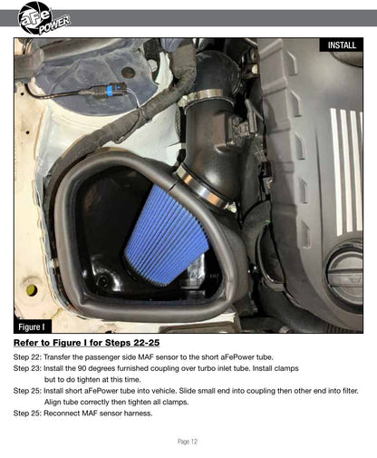 aFe POWER Magnum FORCE Stage-2 Pro 5R Cold Air Intake | BMW M3/M4 3.0L (15-19) (54-13032R)