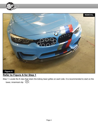 aFe Magnum FORCE Dynamic Air Scoop | BMW M3/ M4 (15-20) (54-13032SL)