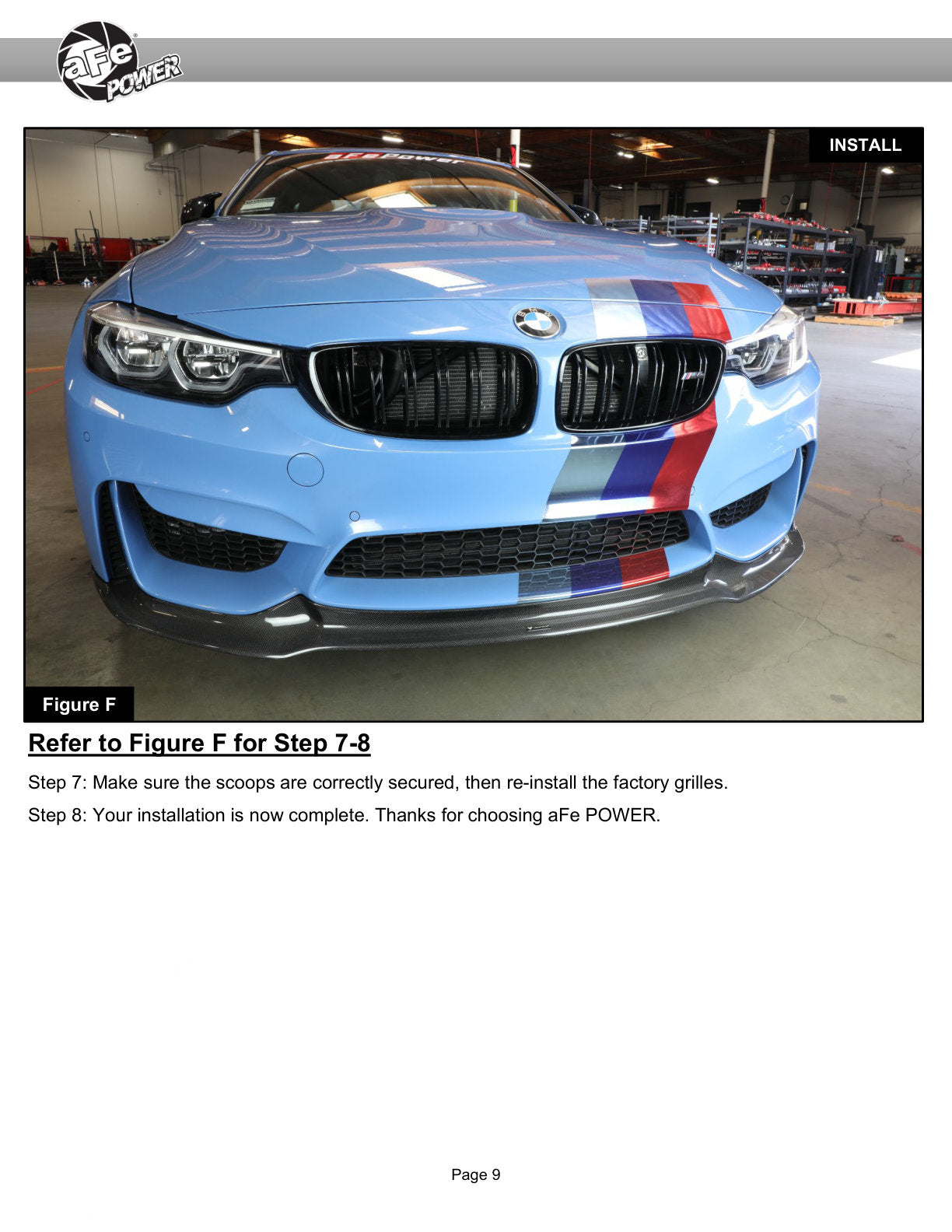aFe Magnum FORCE Dynamic Air Scoop | BMW M3/ M4 (15-20) (54-13032SN)
