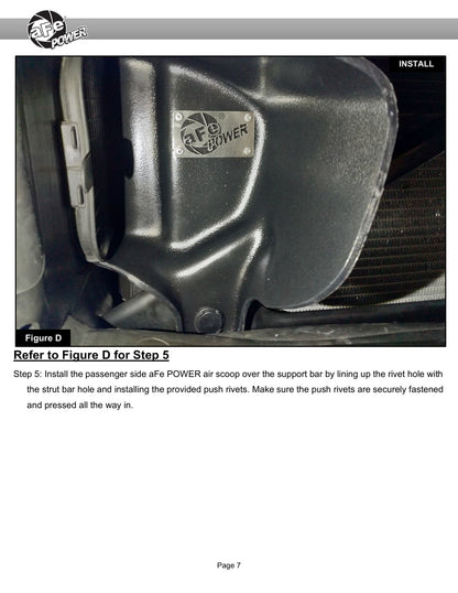 aFe Magnum AIS Air Scoop | BMW M3 / M4 (14-20) (54-13032SR)