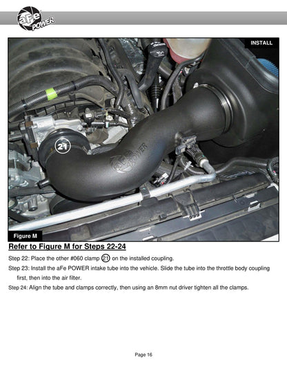 aFe Magnum FORCE Stage-2 Pro 5R Cold Air Intake | GM Silverado/Sierra V8 6.2L (19) (54-13036R)