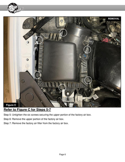 aFe Momentum HD Cold Air Intake w/ Pro 5R Media | Dodge Diesel Trucks L6 6.7L (19) (54-13046R)