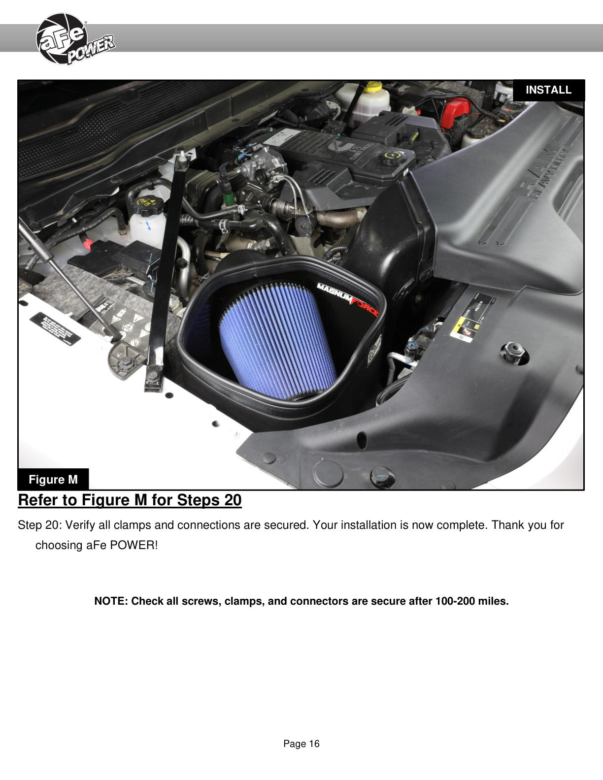 aFe Momentum HD Cold Air Intake w/ Pro 5R Media | Dodge Diesel Trucks L6 6.7L (19) (54-13046R)