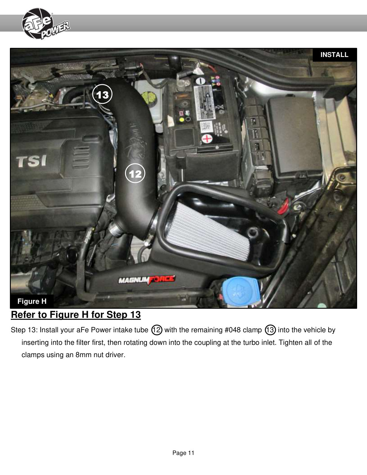 aFe Stage-2 Pro DRY S Cold Air Intake 2.0L | VW GTI (MKVII) 2015-2019 (54-13050D)
