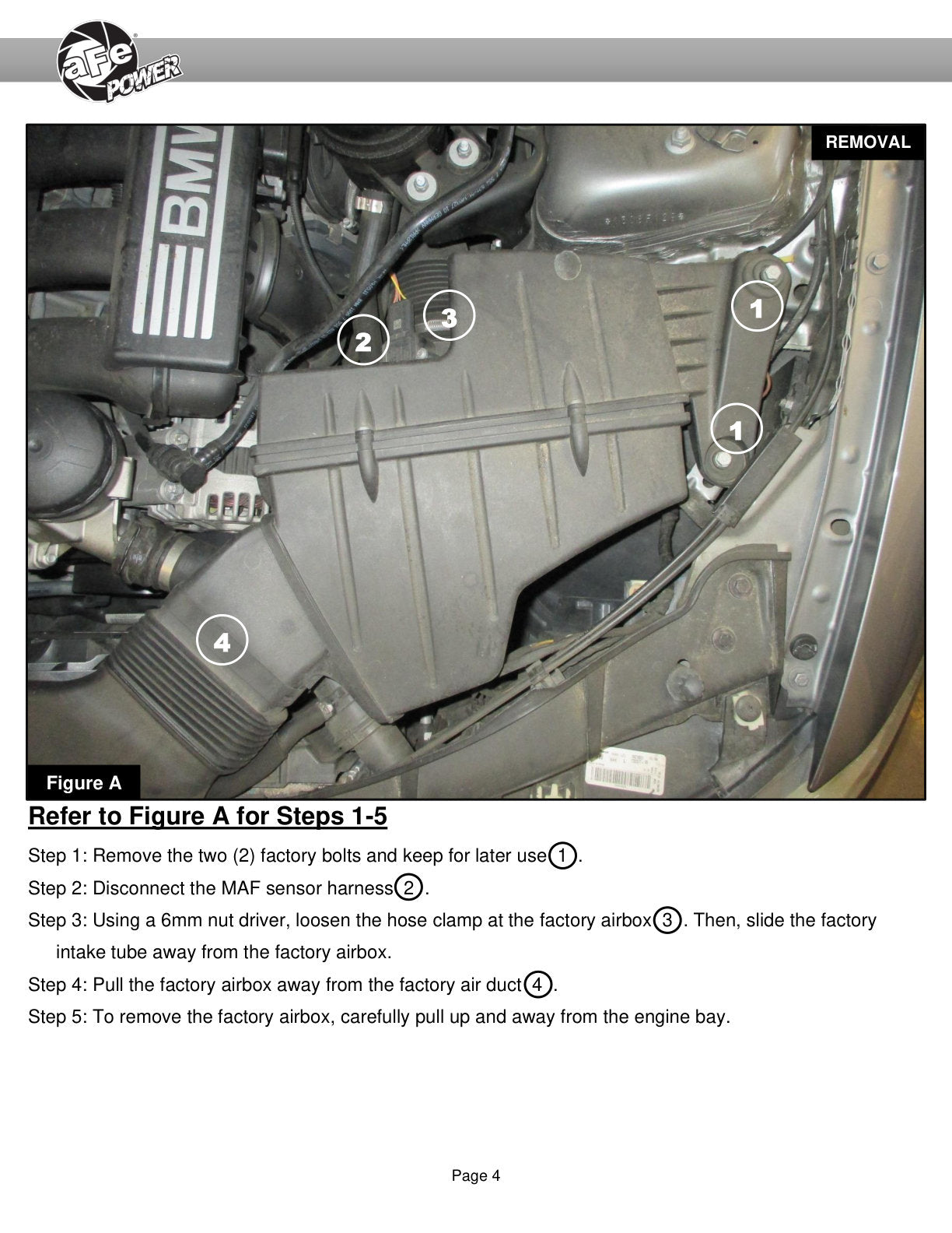 aFe POWER Magnum FORCE Stage-2 Pro 5R Cold Air Intake | BMW 3 Series L6-3.0L (06-13) (54-13053R)