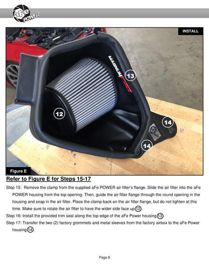 aFe POWER Magnum FORCE Stage-2 Pro 5R Cold Air Intake | BMW 3 Series L6-3.0L (06-13) (54-13053R)