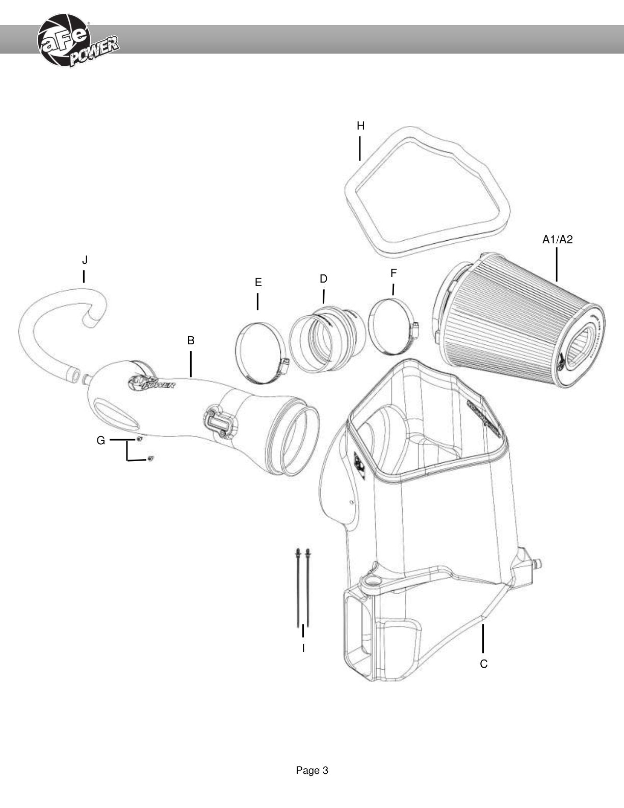 aFe Magnum FORCE Stage-2 Pro DRY S 19-20 GM Silverado/Sierra Intake | V6-4.3L (54-13057D)