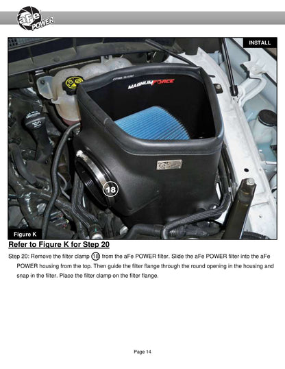 aFe Magnum FORCE Stage-2 Pro DRY S 19-20 GM Silverado/Sierra Intake | V6-4.3L (54-13057D)