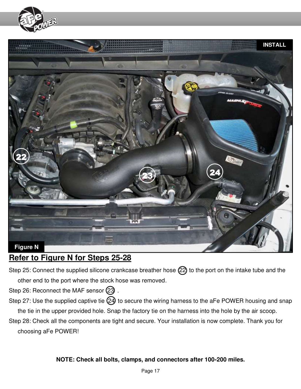 aFe Magnum FORCE Stage-2 Pro DRY S 19-20 GM Silverado/Sierra Intake | V6-4.3L (54-13057D)