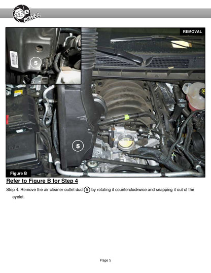 aFe Stage-2 Pro 5R Cold Air Intake | GM Silverado/Sierra 1500 (18-26) (54-13057R)