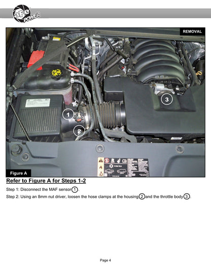 aFe MagnumFORCE Intake Stage-2 Pro 5R | GM Silverado/Sierra 1500 V8-5.3/6.2L (54-13060R)