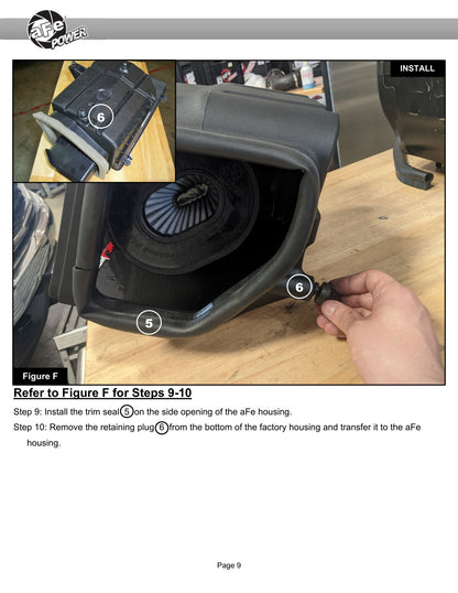 aFe MagnumFORCE Intake Stage-2 Pro 5R | GM Silverado/Sierra 1500 V8-5.3/6.2L (54-13060R)