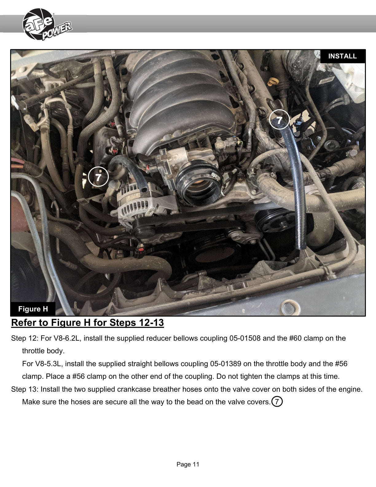 aFe MagnumFORCE Intake Stage-2 Pro 5R | GM Silverado/Sierra 1500 V8-5.3/6.2L (54-13060R)