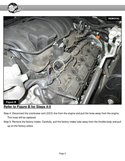 aFe MagnumFORCE Stage-2 Pro DRY S Intake | Jeep Grand Cherokee WK2 V8-6.4L (12-21) (54-13063D)
