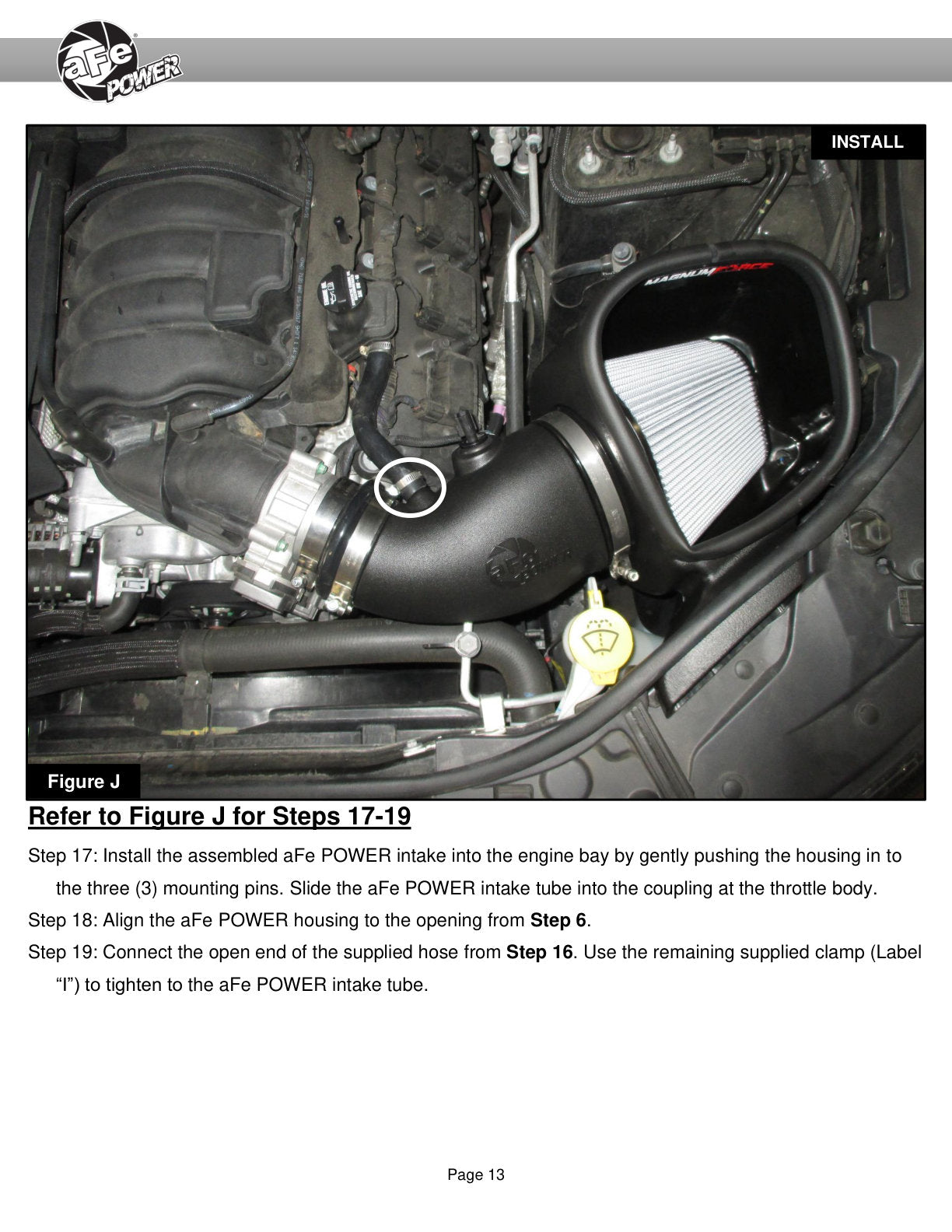 aFe MagnumFORCE Stage-2 Pro DRY S Intake | Jeep Grand Cherokee WK2 V8-6.4L (12-21) (54-13063D)