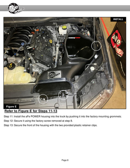 aFe MagnumFORCE Stage-2 Pro 5R Intake | Ford F150 5.0L V8 (21+) (54-13064R)