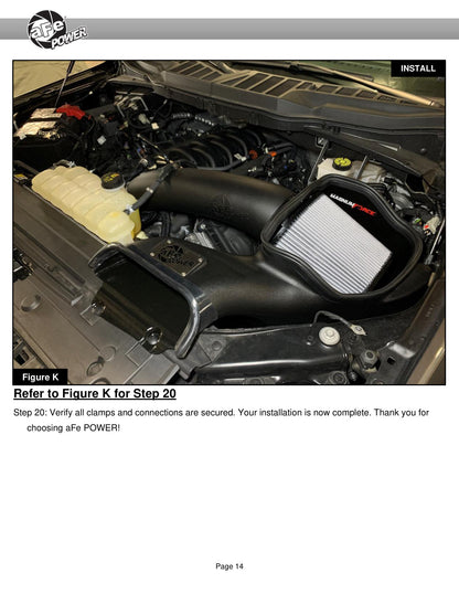 aFe MagnumFORCE Stage-2 Pro 5R Intake | Ford F150 5.0L V8 (21+) (54-13064R)
