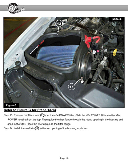 aFe Magnum FORCE Stage-2 Intake | Ford F-250/350 17-23 (54-13069D)