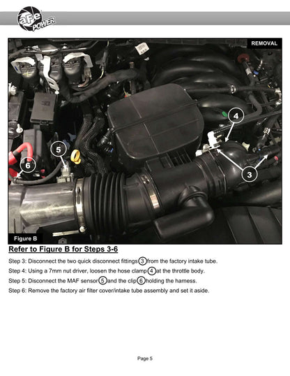 aFe 20-22 F-250/F-350 V8-3.7L Magnum FORCE Stage-2 Intake (54-13069R)