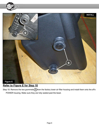 aFe 20-22 F-250/F-350 V8-3.7L Magnum FORCE Stage-2 Intake (54-13069R)