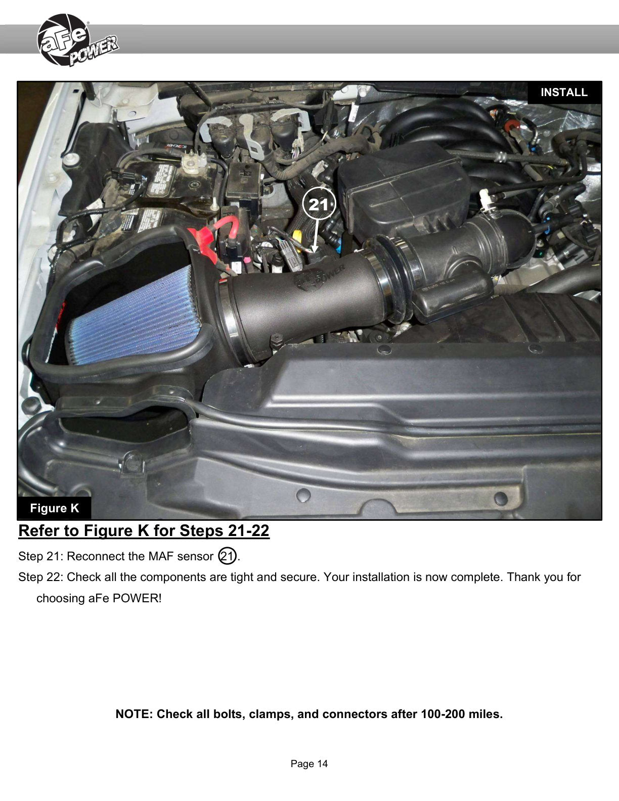 aFe 20-22 F-250/F-350 V8-3.7L Magnum FORCE Stage-2 Intake (54-13069R)
