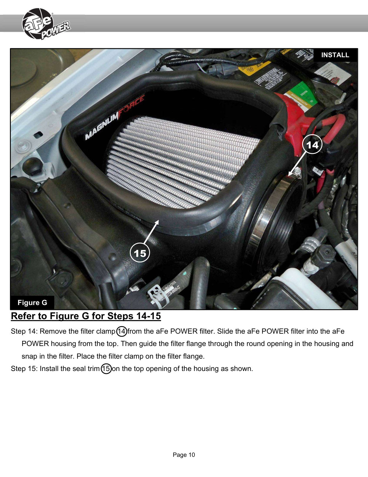 aFe Magnum FORCE Open Element Intake Ford 20-25 F-250/350 6.7L | (54-13070D)