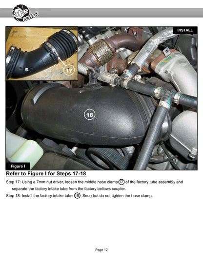 aFe Magnum FORCE Open Element Intake Ford 20-25 F-250/350 6.7L | (54-13070D)