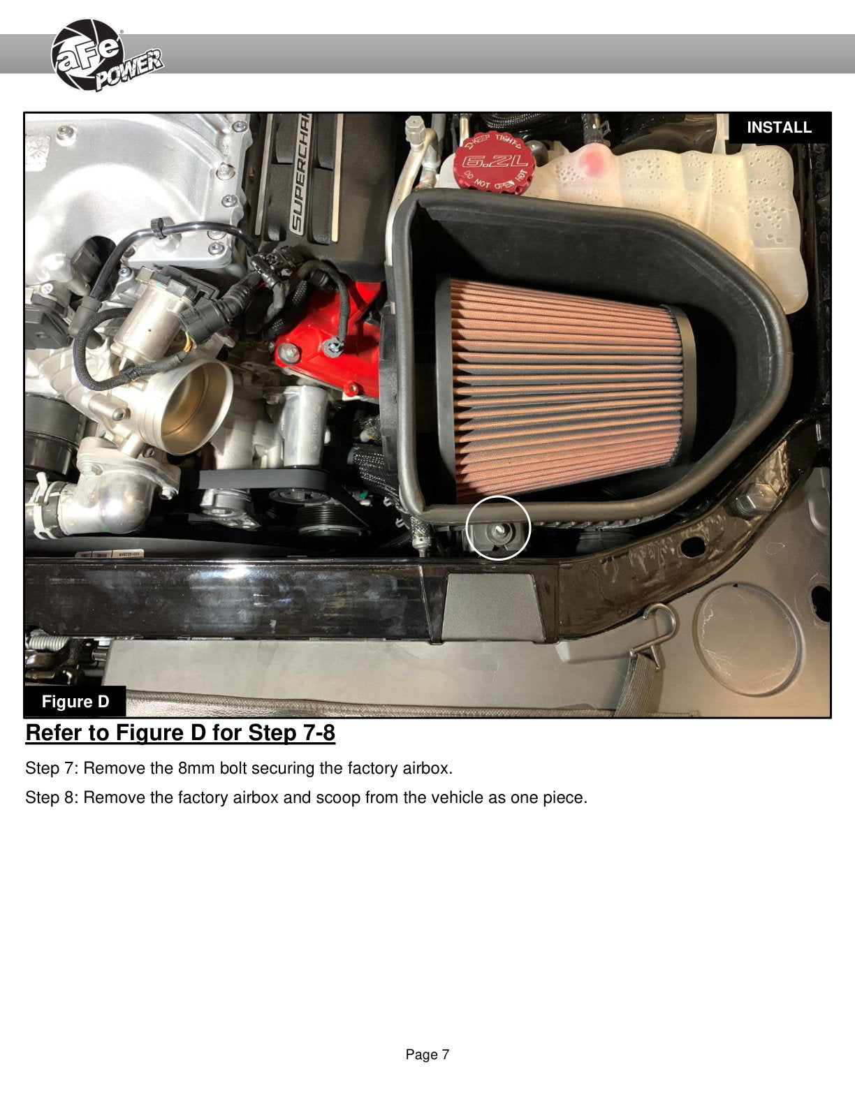 aFe Magnum FORCE Stage2 Pro DRY S Cold Air Intake | Dodge Challenger Hellcat V8 6.2L (54-13076D)