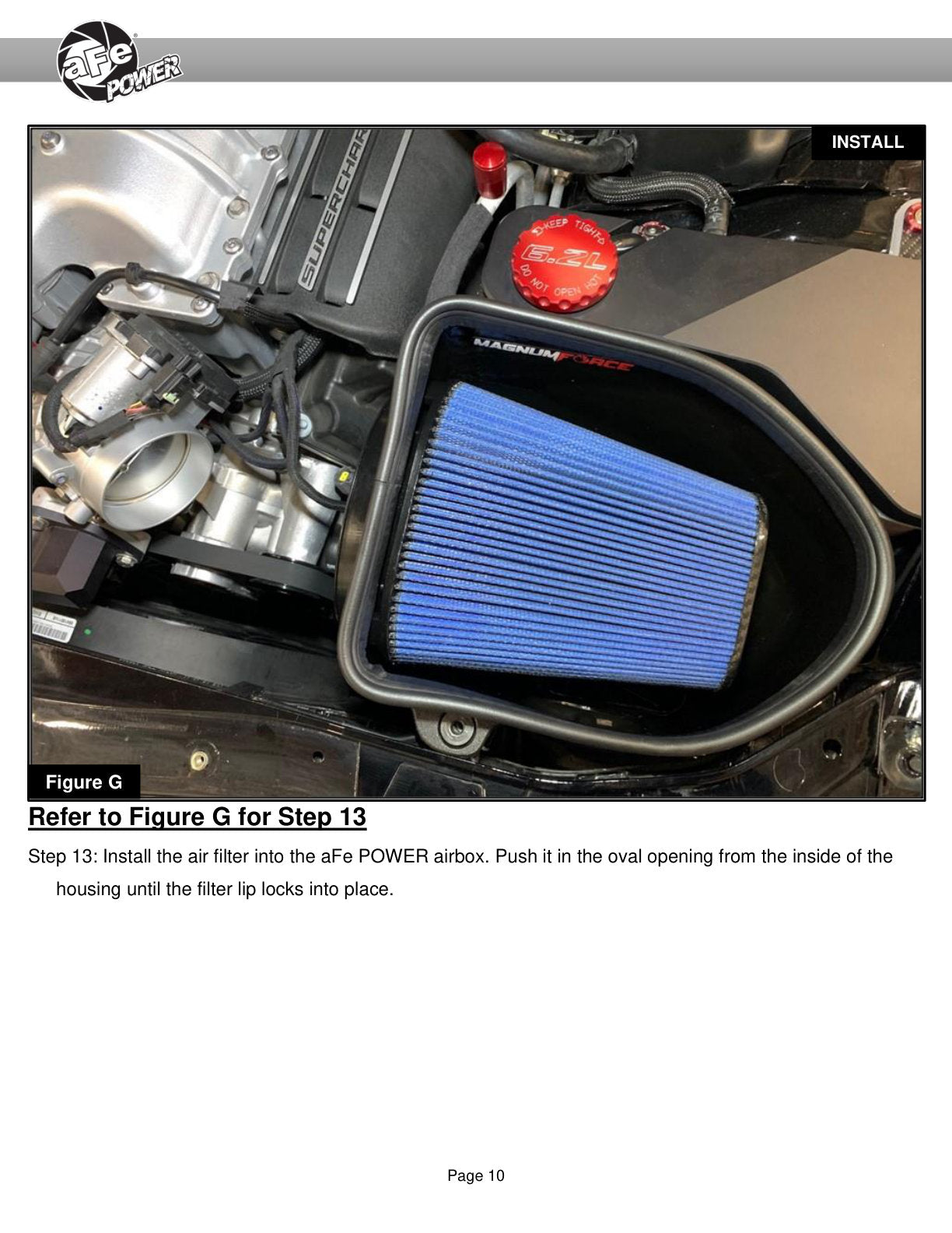aFe Magnum FORCE Stage2 Pro DRY S Cold Air Intake | Dodge Challenger Hellcat V8 6.2L (54-13076D)
