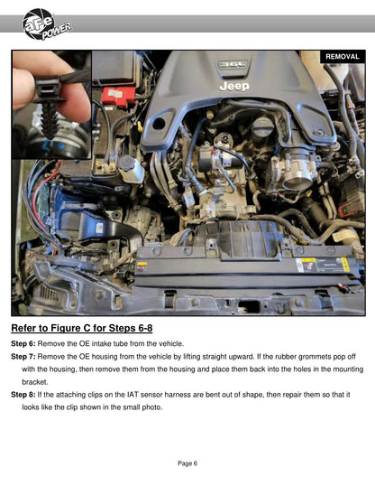 aFe Magnum FORCE Stage-2 Pro 5R Cold Air Intake System | Jeep Wrangler (JL) 18-23 V6-3.6L (54-13078R)