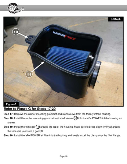 aFe Magnum FORCE Stage-2 Pro 5R Cold Air Intake System | Jeep Wrangler (JL) 18-23 V6-3.6L (54-13078R)