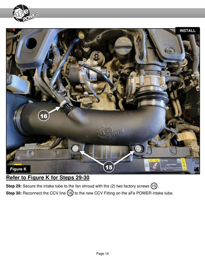 aFe Magnum FORCE Stage-2 Pro 5R Cold Air Intake System | Jeep Wrangler (JL) 18-23 V6-3.6L (54-13078R)