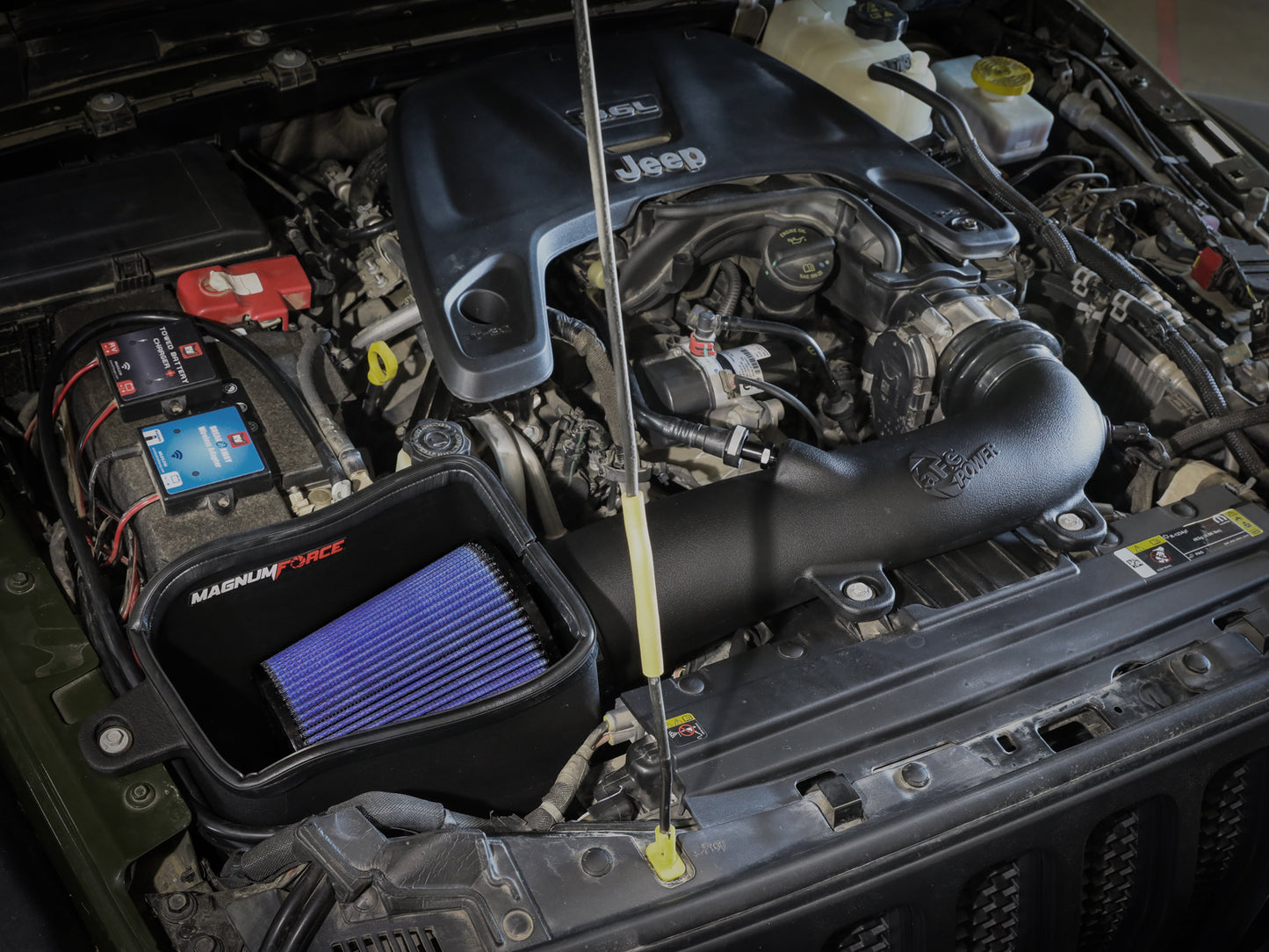 aFe Magnum FORCE Stage-2 Pro 5R Cold Air Intake System | Jeep Wrangler (JL) 18-23 V6-3.6L (54-13078R)