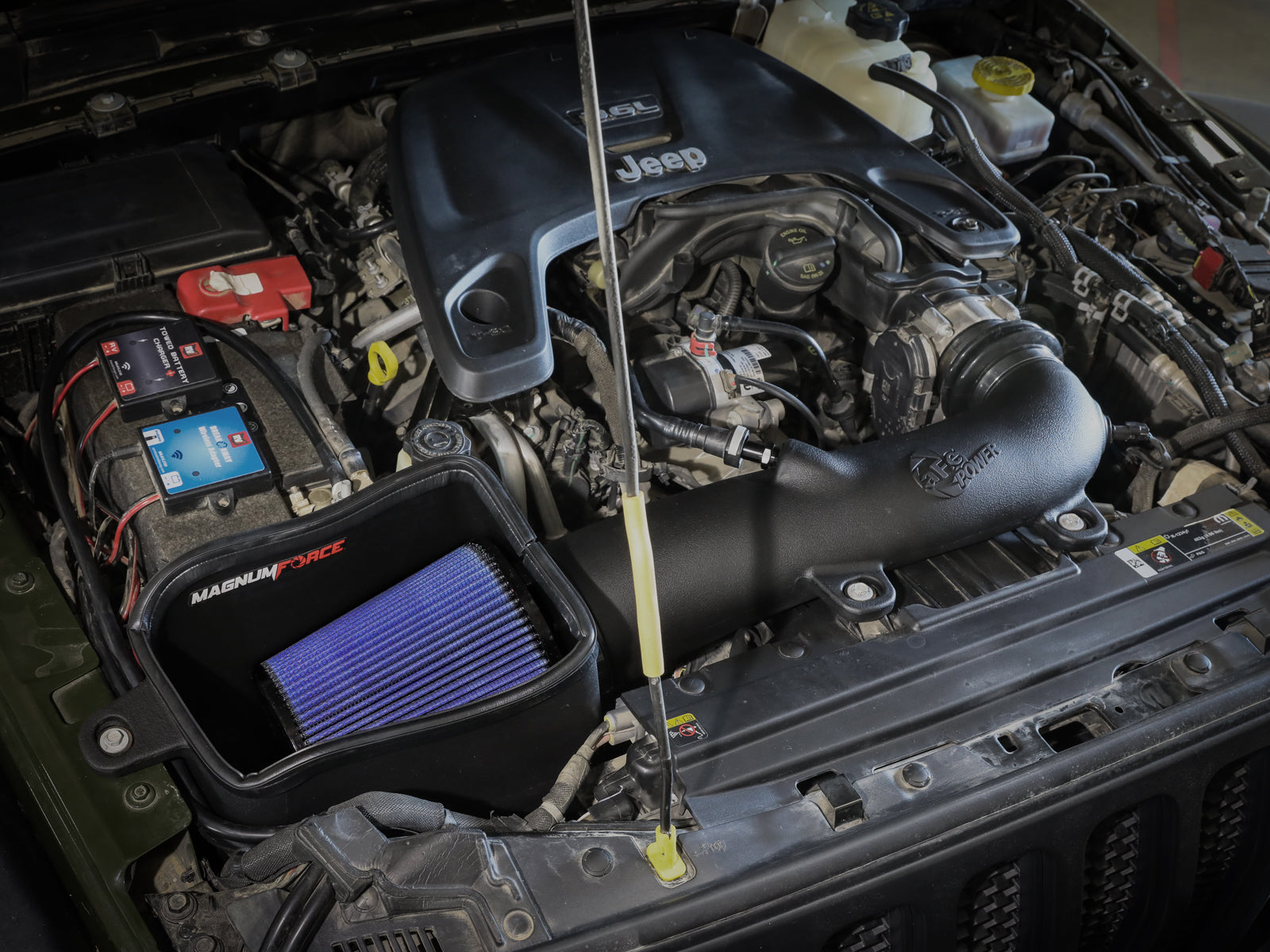 aFe Magnum FORCE Stage-2 Pro 5R Cold Air Intake System | Jeep Wrangler (JL) 18-23 V6-3.6L (54-13078R)