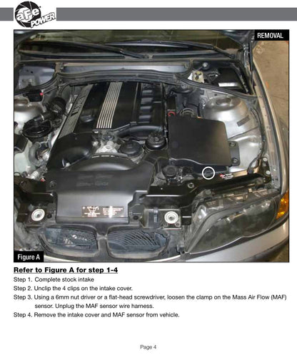 aFe Magnum FORCE Stage-2 Cold Air Intake | BMW 3-Series E46 (99-06) (54-20442) (SPF5420442)