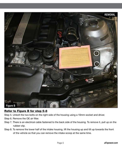 aFe Magnum FORCE Stage-2 Cold Air Intake | BMW 3-Series E46 (99-06) (54-20442) (SPF5420442)