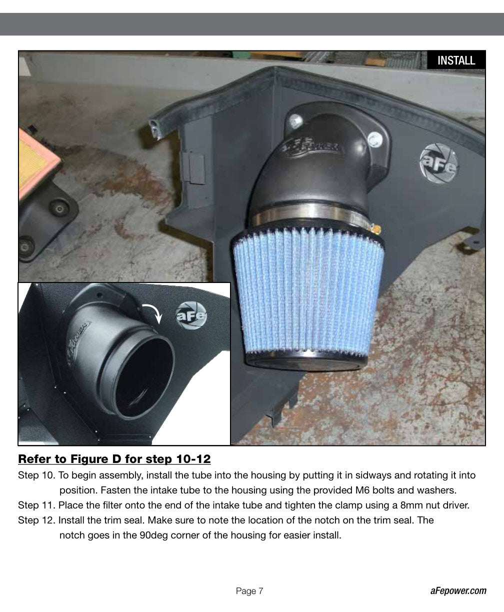 aFe Magnum FORCE Stage-2 Cold Air Intake | BMW 3-Series E46 (99-06) (54-20442) (SPF5420442)