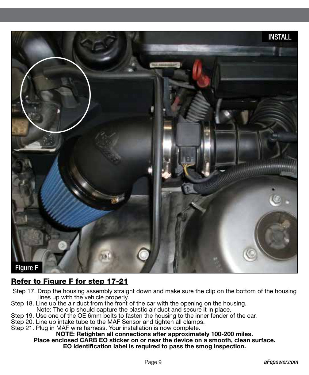aFe Magnum FORCE Stage-2 Cold Air Intake | BMW 3-Series E46 (99-06) (54-20442) (SPF5420442)