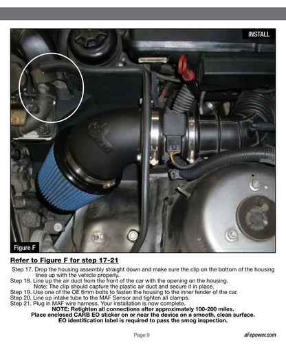 aFe Magnum FORCE Stage-2 Cold Air Intake | BMW 3-Series E46 (99-06) (54-20442) (SPF5420442)