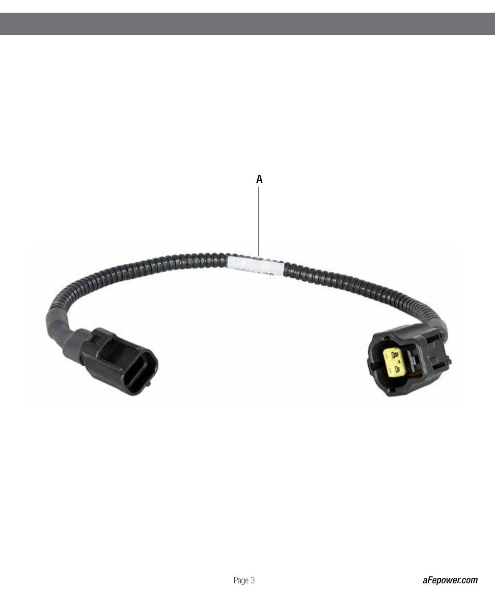 aFe Magnum FORCE 12in IAT Harness Extension | Ford F-150 V6 2.7L (18-19) (54-22979)