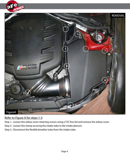 aFe Magnum FORCE Stage-2 Cold Air Intake | BMW M3 E9X V8-4.0L (08-12) (54-31662) (SPF5431662)
