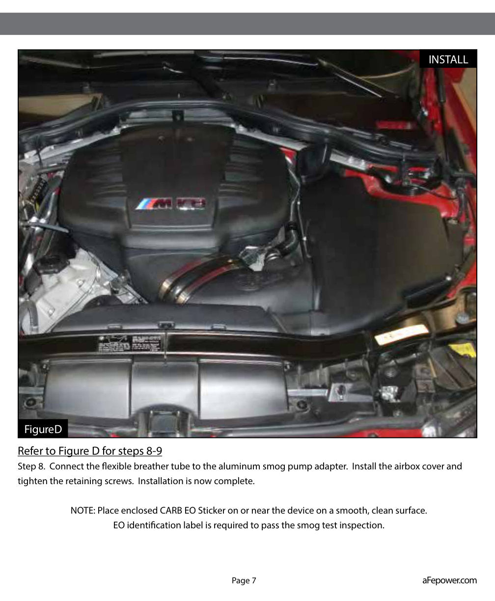 aFe Magnum FORCE Stage-2 Cold Air Intake | BMW M3 E9X V8-4.0L (08-12) (54-31662) (SPF5431662)