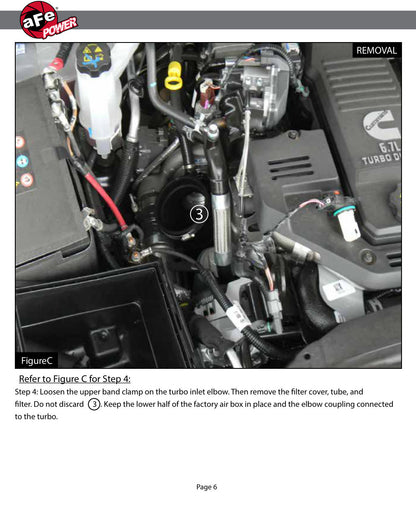 aFe MagnumFORCE Stage-2 Pro 5R Intake | Ram Diesel Trucks L6-6.7L (13-14) (54-32412)